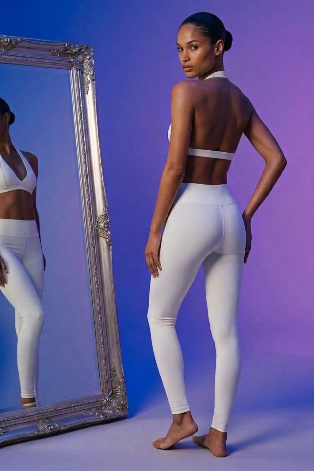 Top Costas Nuas Fitness Off White