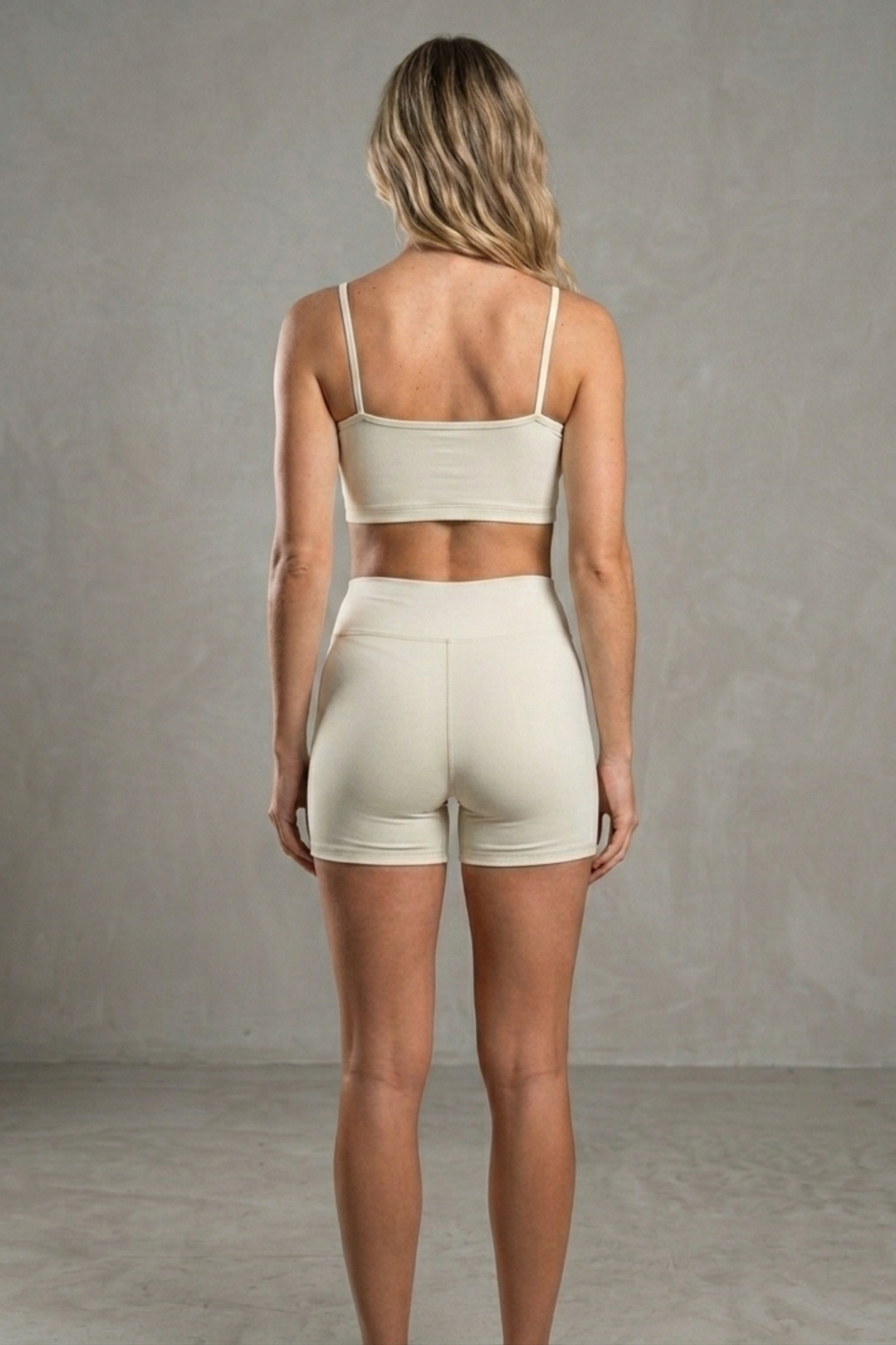 Short Seamless Fitness Off White
