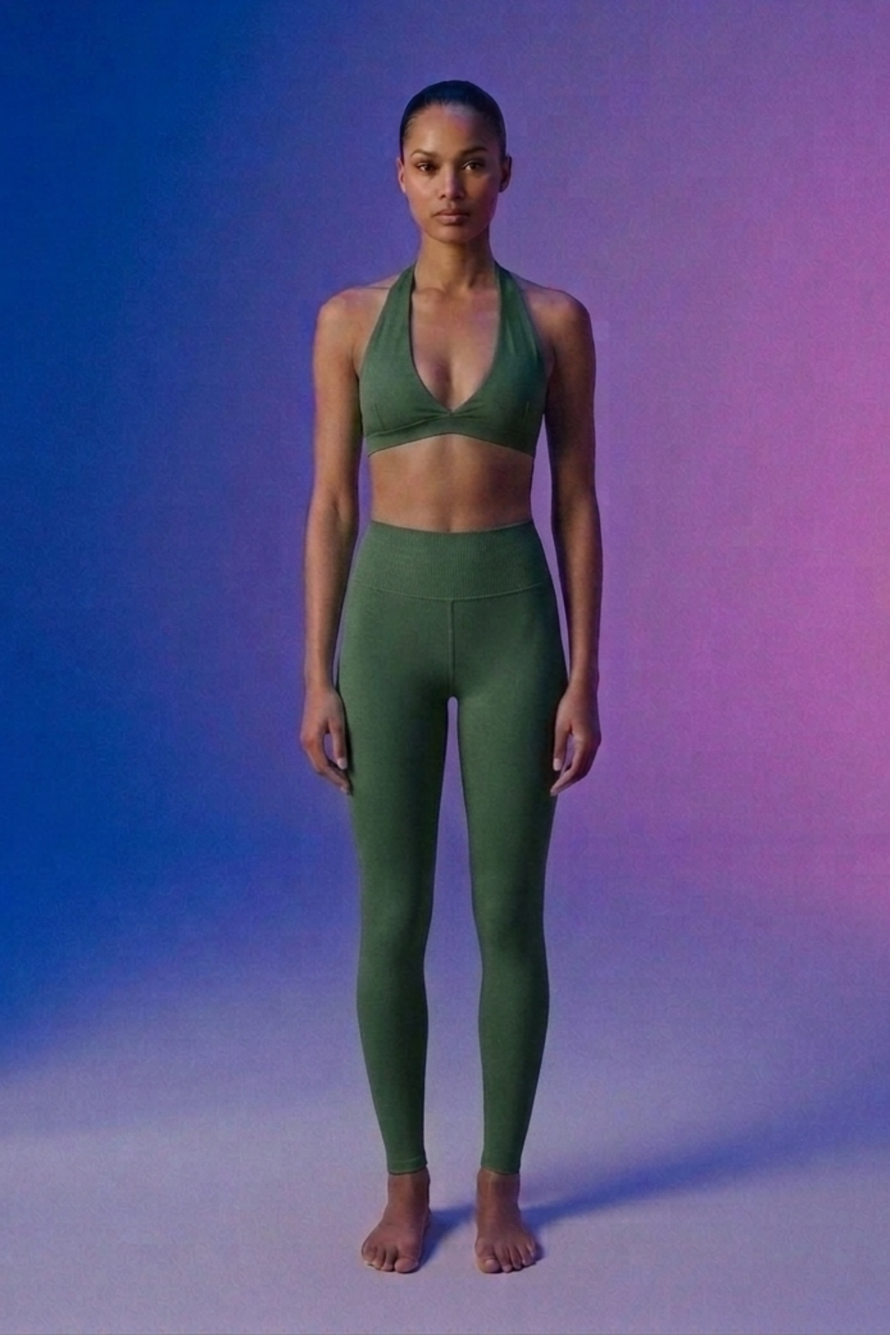 Calça Basic Fitness Verde Militar